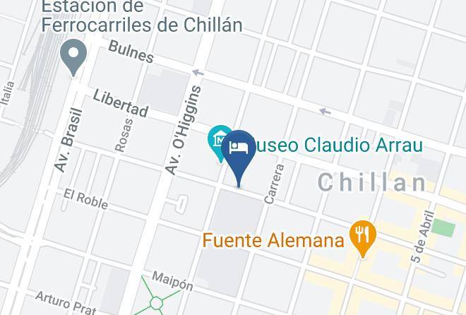 Diguillin - Hotel Turismo De Chillan Maps