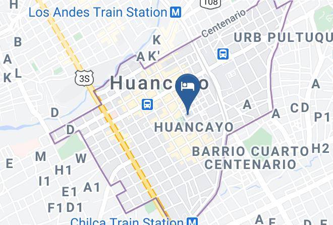Huancayo - Hotel Turismo Huancayo Maps
