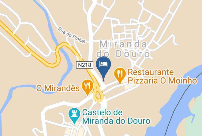Miranda Do Douro - Hotel Turismo Miranda Maps