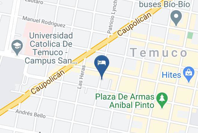 Cautin Province - Hotel Turismo Temuco Maps