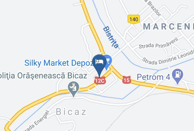 Bicaz - Hotel Turist Maps