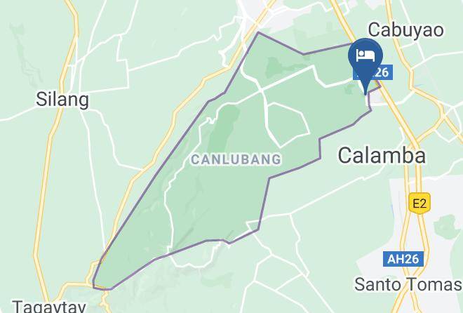 Laguna - Hotel Turista Canlubang Maps