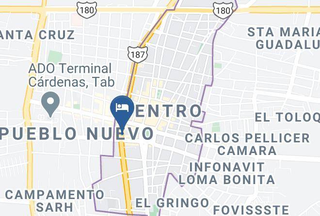 Cardenas - Hotel Turista Maps