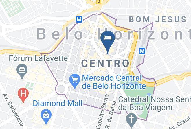 Belo Horizonte - Hotel Turista Maps