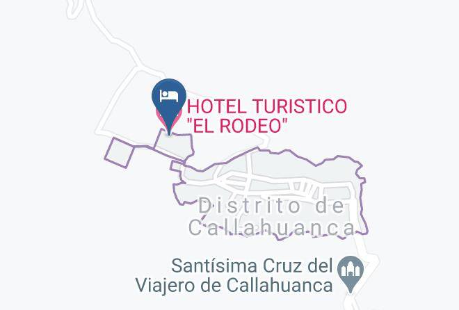 Huarochiri - Hotel Turistico El Rodeo Maps