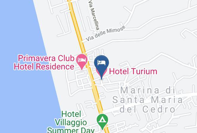 Cosenza - Hotel Turium Maps