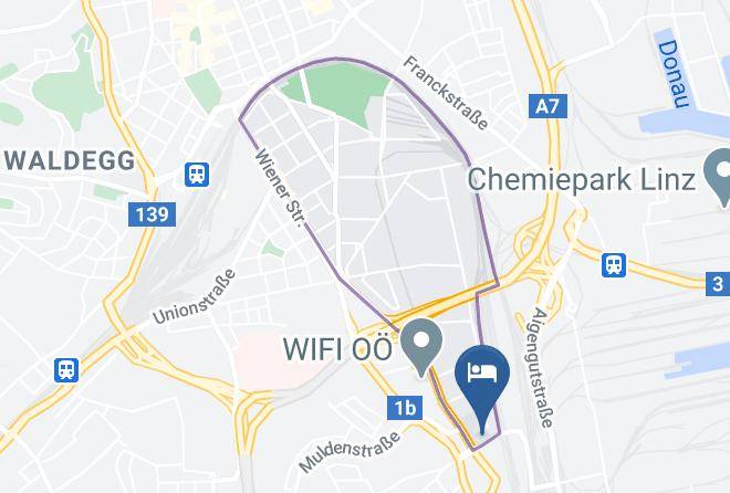 Linz - Hotel Turmfalke Maps