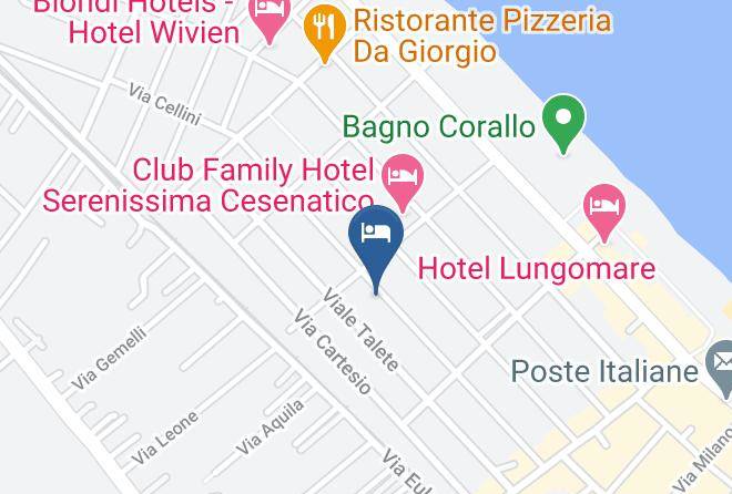 Forli - Hotel Turquoise Maps