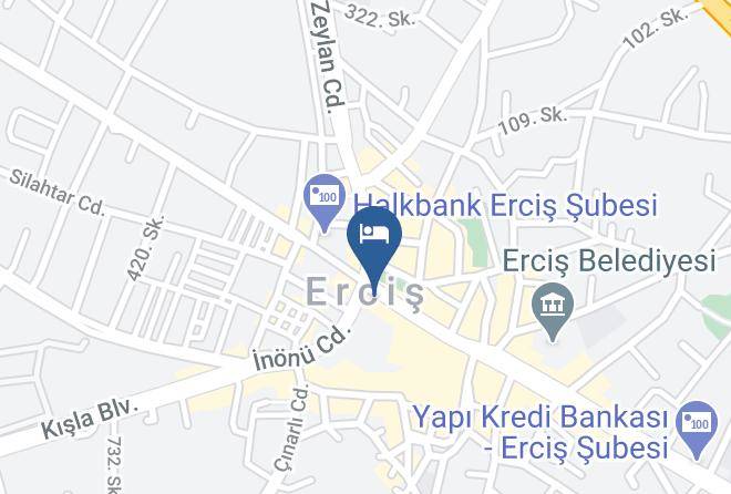 Ercis - Otel Turvan Maps