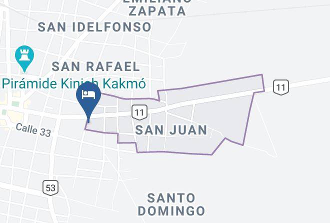 Izamal - Hotel Tuul Maps