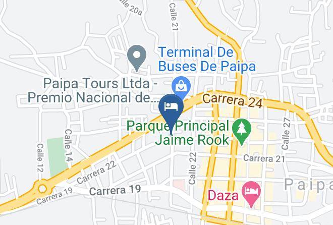 Paipa - Hotel Tuvalu Maps