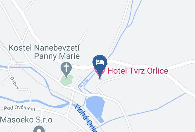 Usti Nad Orlici - Hotel Tvrz Orlice Maps