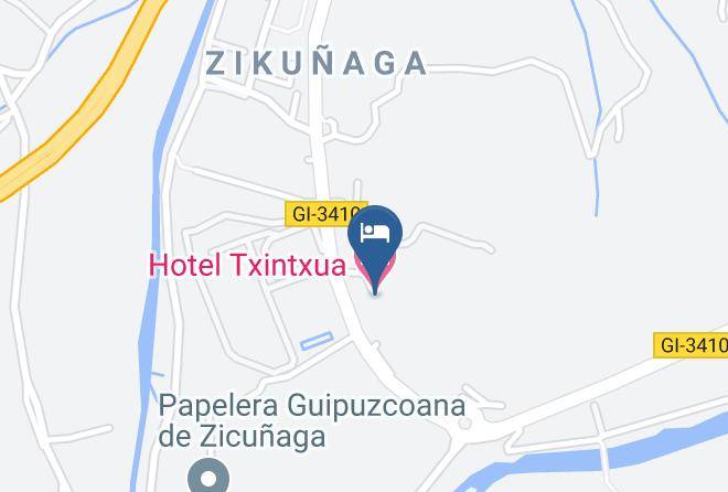 Gipuzkoa - Hotel Txintxua Maps