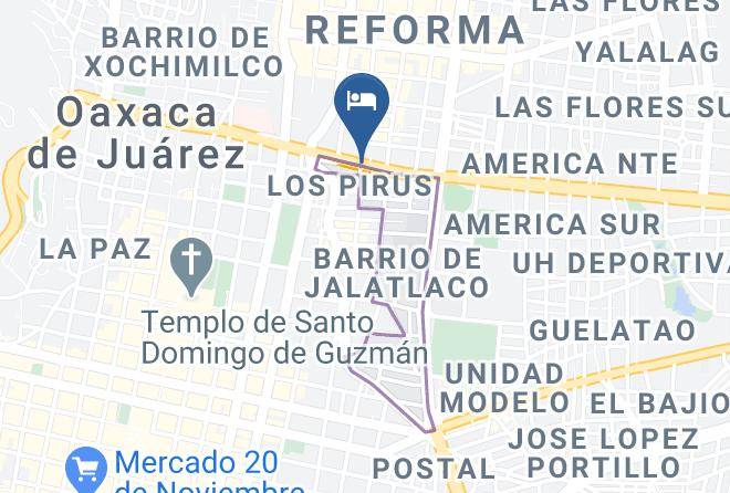 Oaxaca De Juarez - Hotel Oaxaca Inn Express Maps