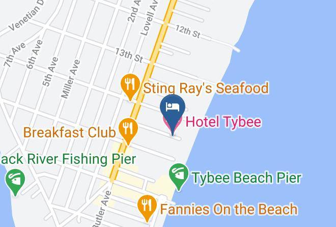Chatham - Hotel Tybee Maps