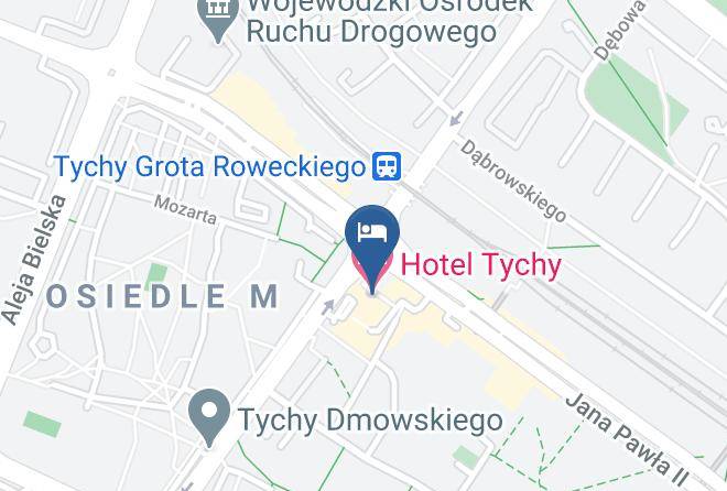 Hotel Tychy Map