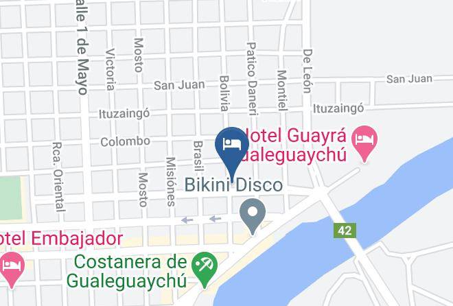 Gualeguaychu - Hotel Tykua Maps