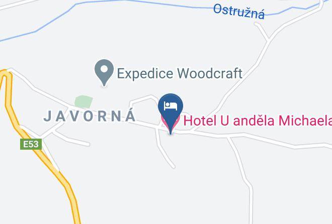Klatovy - Hotel U Andela Michaela Maps