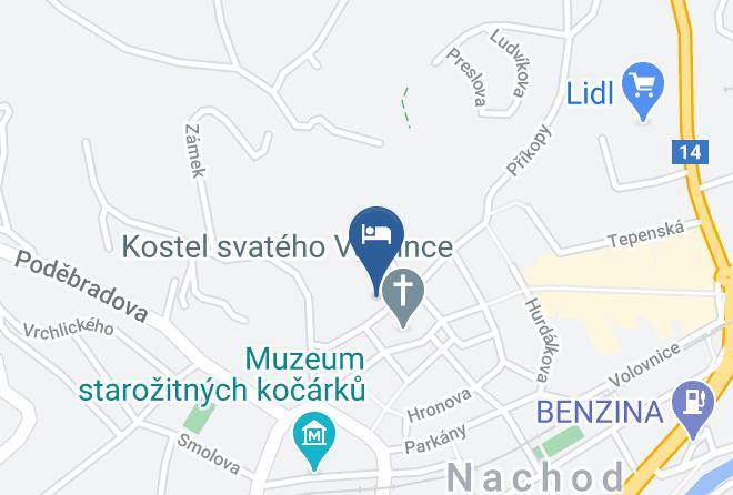 Nachod - Hotel U Beranka Maps