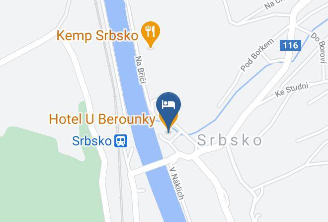 Hotel U Berounky Map