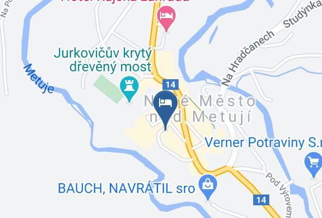 Hotel U Broucka Map