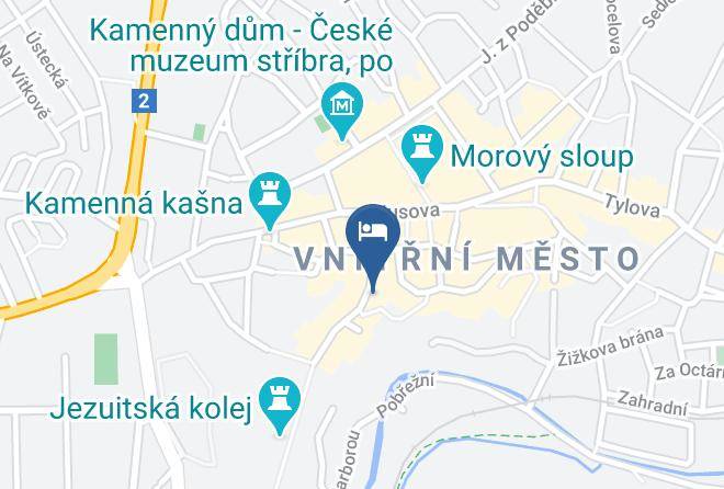 Kutna Hora - Hotel U Hrncire Maps