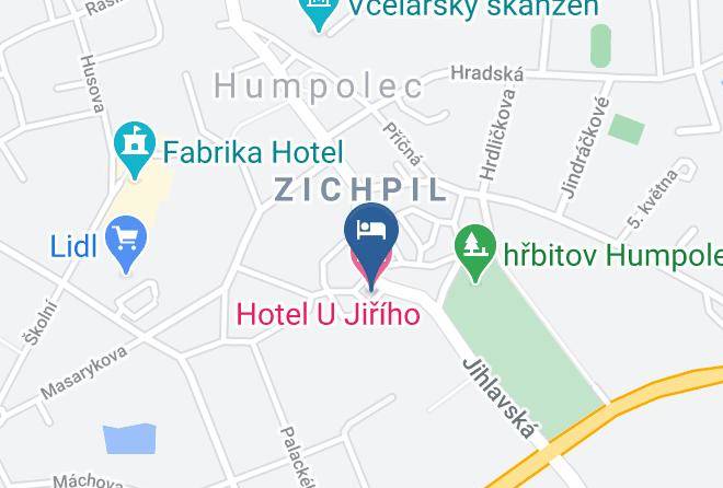 Pelhrimov - Hotel U Jiriho Maps