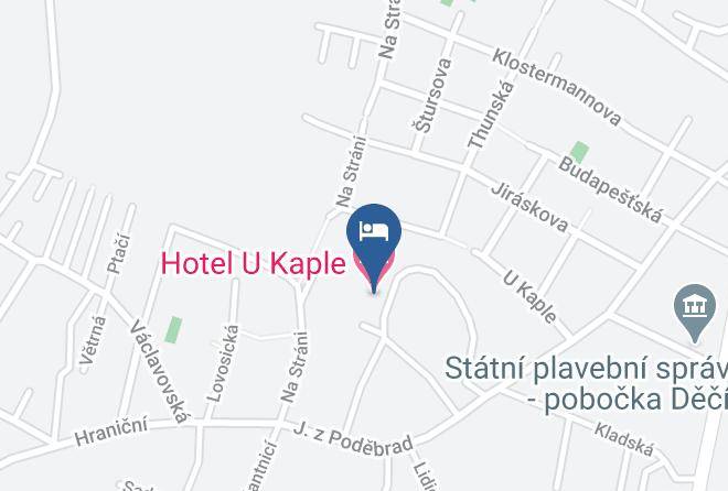 Decin - Hotel U Kaple Maps