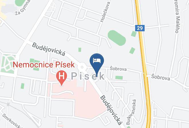 Pisek - Hotel U Kaplicky Maps
