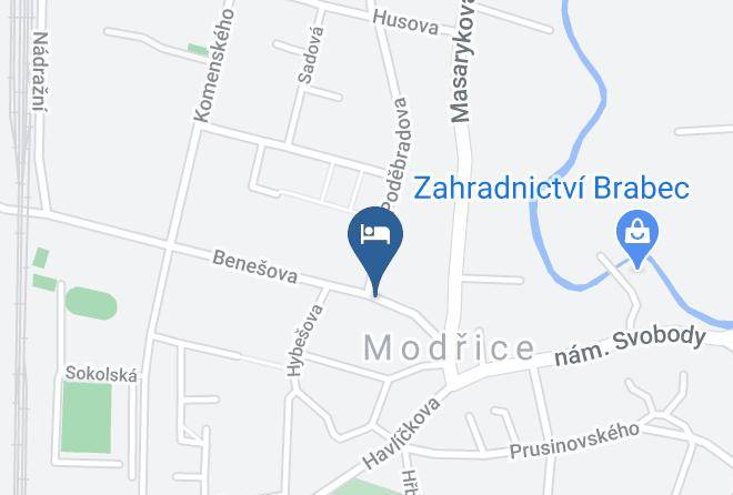 Brno Province - Hotel U Kostela Maps