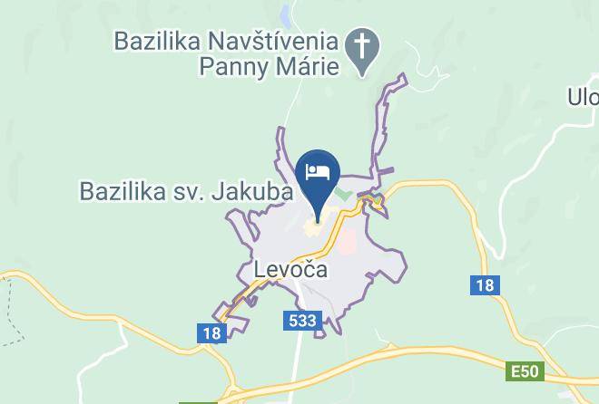 Levoca - Hotel U Leva Maps