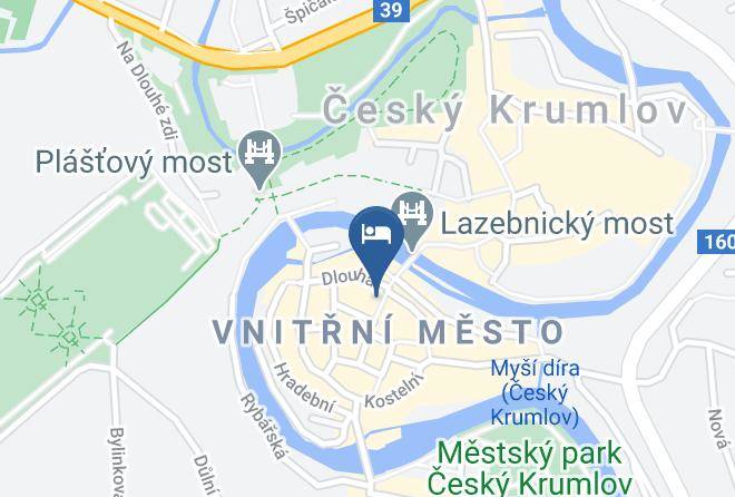 Cesky Krumlov - Hotel U Maleho Vitka Maps