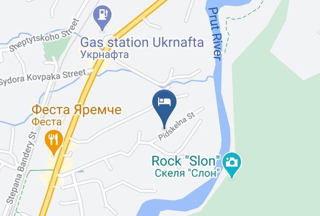 Yaremcha - Hotel U Mariany I Nazara Maps