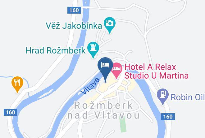 Cesky Krumlov - Hotel U Martina Kocabka Maps