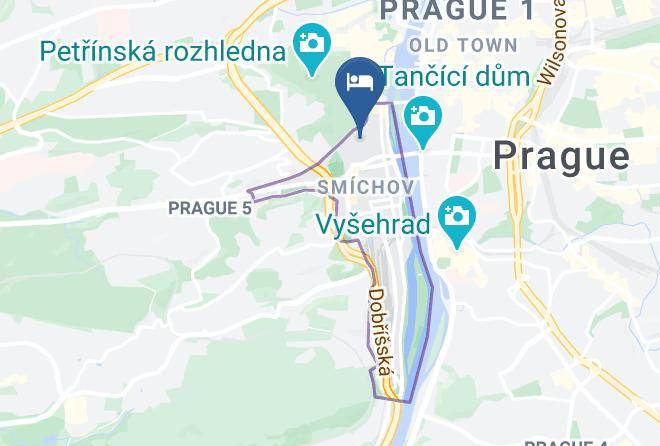 Prague - Hotel U Martina Maps