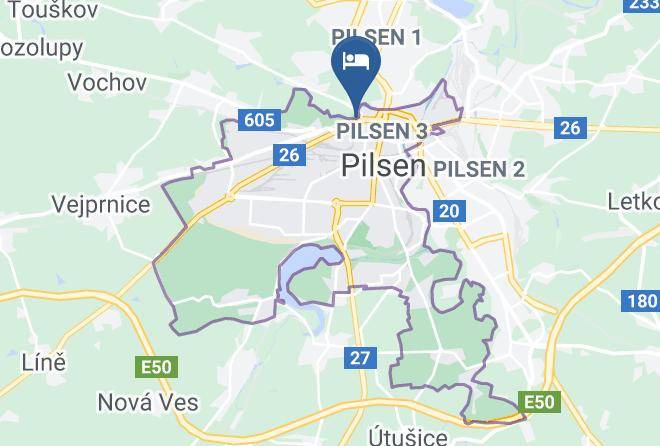 Pilsen - Hotel U Namornika Maps