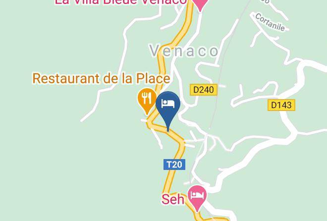 Northernsica - Hotel U Palazzu A Venacu Maps