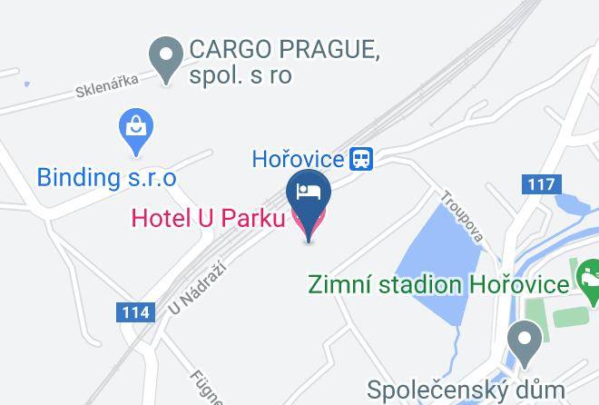 Beroun - Hotel U Parku Maps