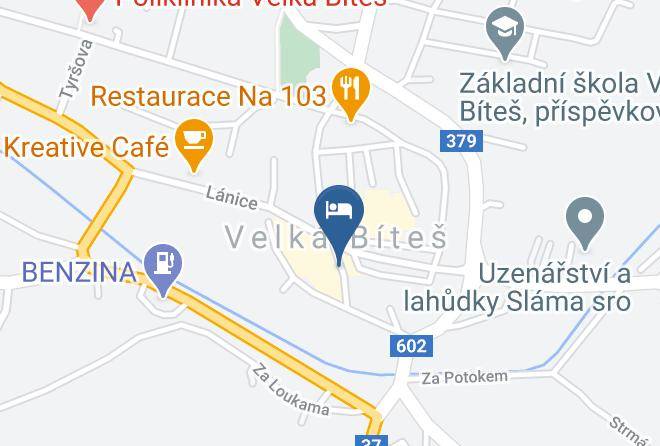 Zdar Nad Sazavou - Hotel U Rausu Maps