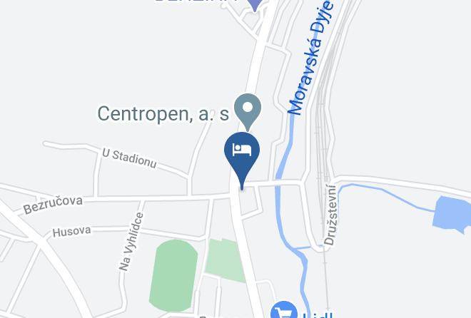 Jindrichuv Hradec - Hotel U Stadionu Maps