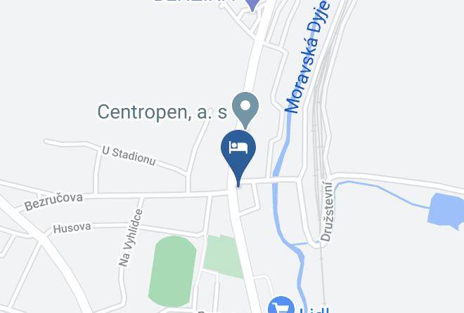 Jindrichuv Hradec - Restaurace A Hotel Stadion Maps