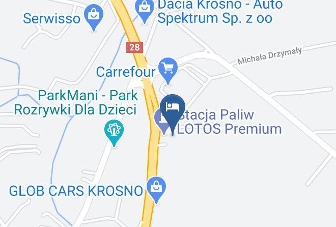 Krosno - Hotel U Szelc Maps