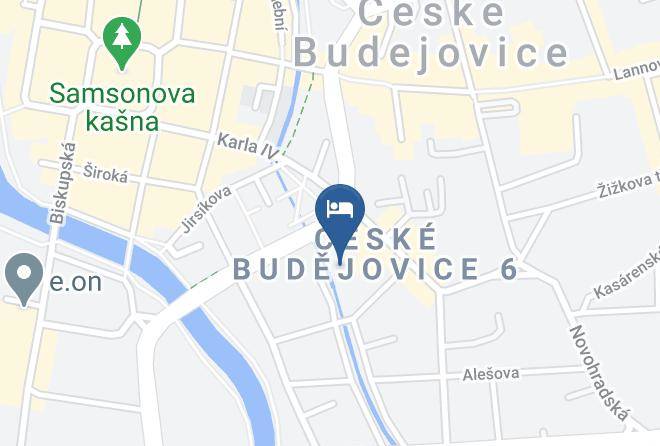 Ceske Budejovice - Hotel U Tri Lvu Maps