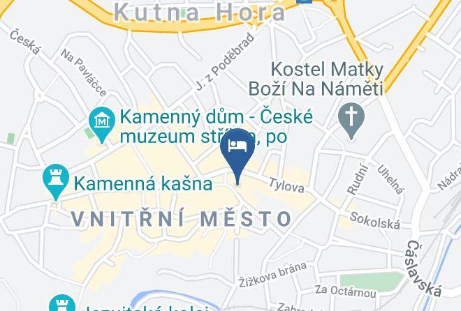 Kutna Hora - Hotel U Vlasskeho Dvora Maps