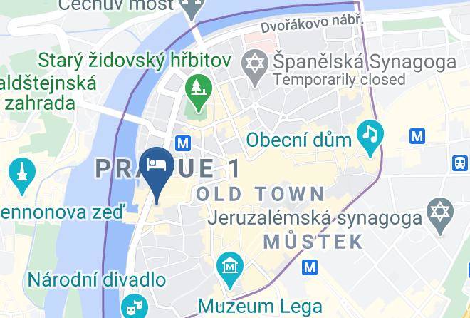 Prague - Hotel U Zlateho Stromu Maps