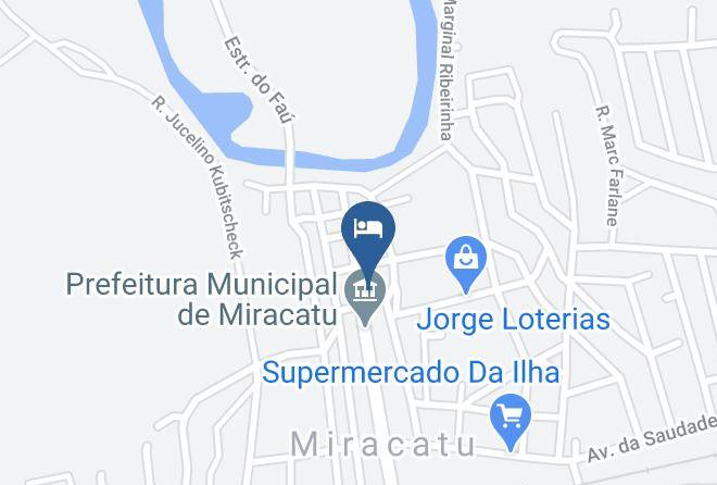 Miracatu - Hotel Ubirajara Maps
