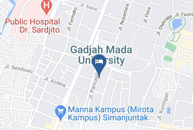 Sleman - Uc Hotel Ugm Bintang 3 Maps
