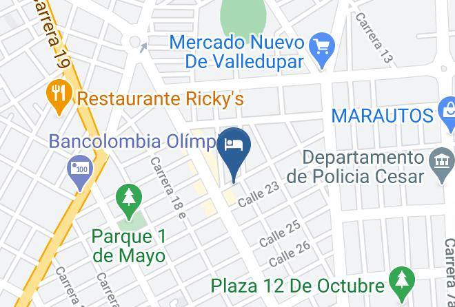 Valledupar - Hotel Ucla Center Maps