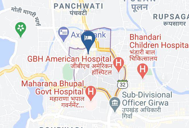 Hotel Udai Median Map