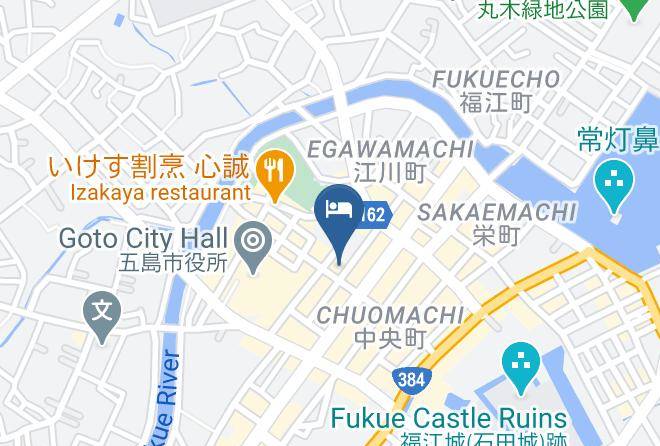 Goto City - Hotel Uenoya Maps